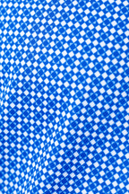 Swiss Check Long Sleeve Tech Shirt - Blue