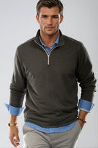 Swiss Check Long Sleeve Tech Shirt - Blue