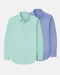 Mauro Dress Shirt 2-Pack - Emerald/Blue