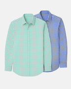 Mauro Dress Shirt 2-Pack - Emerald/Blue