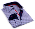 Button-Up Shirt //  - Tailored Fit - contrast  trimming - final sale - Size Small