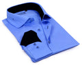 Button-Up Shirt //  - Tailored Fit - contrast  trimming - final sale - Size 2X-Large