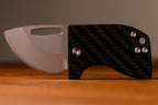 D2 Stub 2.0 Knife - Titanium Frame Lock & (( Carbon Fiber )) by Maratac® ( Spooky Sale! )