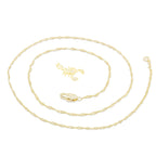 Scorpion Cubic Zirconia Pendant With Necklace Set 14K Gold Filled