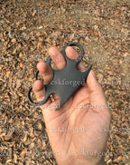 Hand Casted Black Coated Knuckle