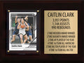 Caitlin Clark 2024 Panini Collection Iowa Hawkeyes Career Stats Plaque 6"x8"