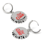 Diet Coke® Bottle Cap Earrings