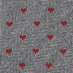 Herringbone Heart Men's Tie