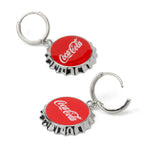 Coca-Cola® Red Bottle Cap Earrings