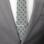 Shamrock Hidden Message Tie Bar