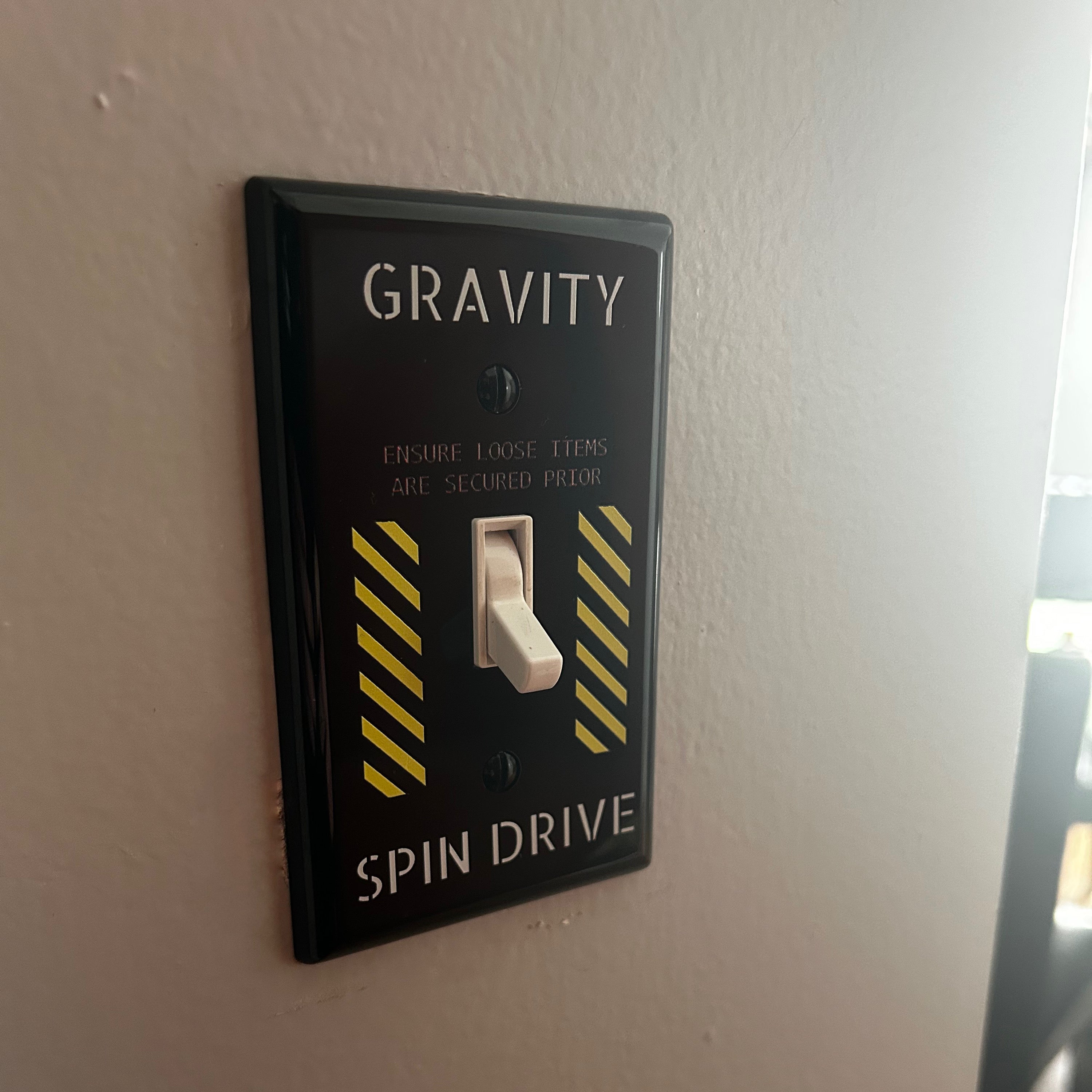 Gravity Spin Drive Switch Plate