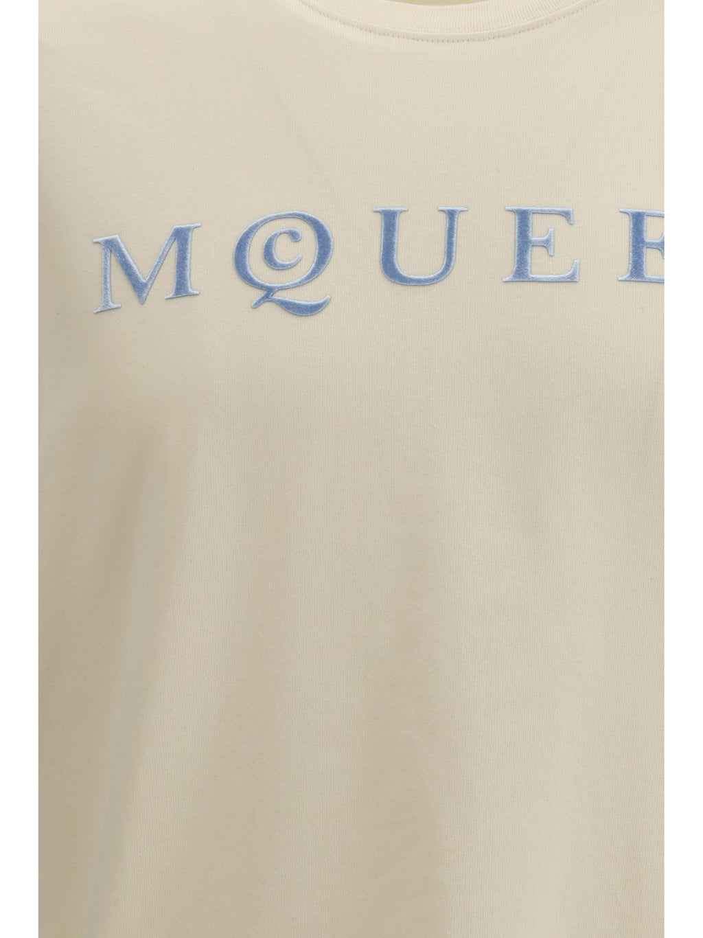 Cotton T-Shirt Chalk/Ice Blue