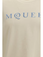 Cotton T-Shirt Chalk/Ice Blue