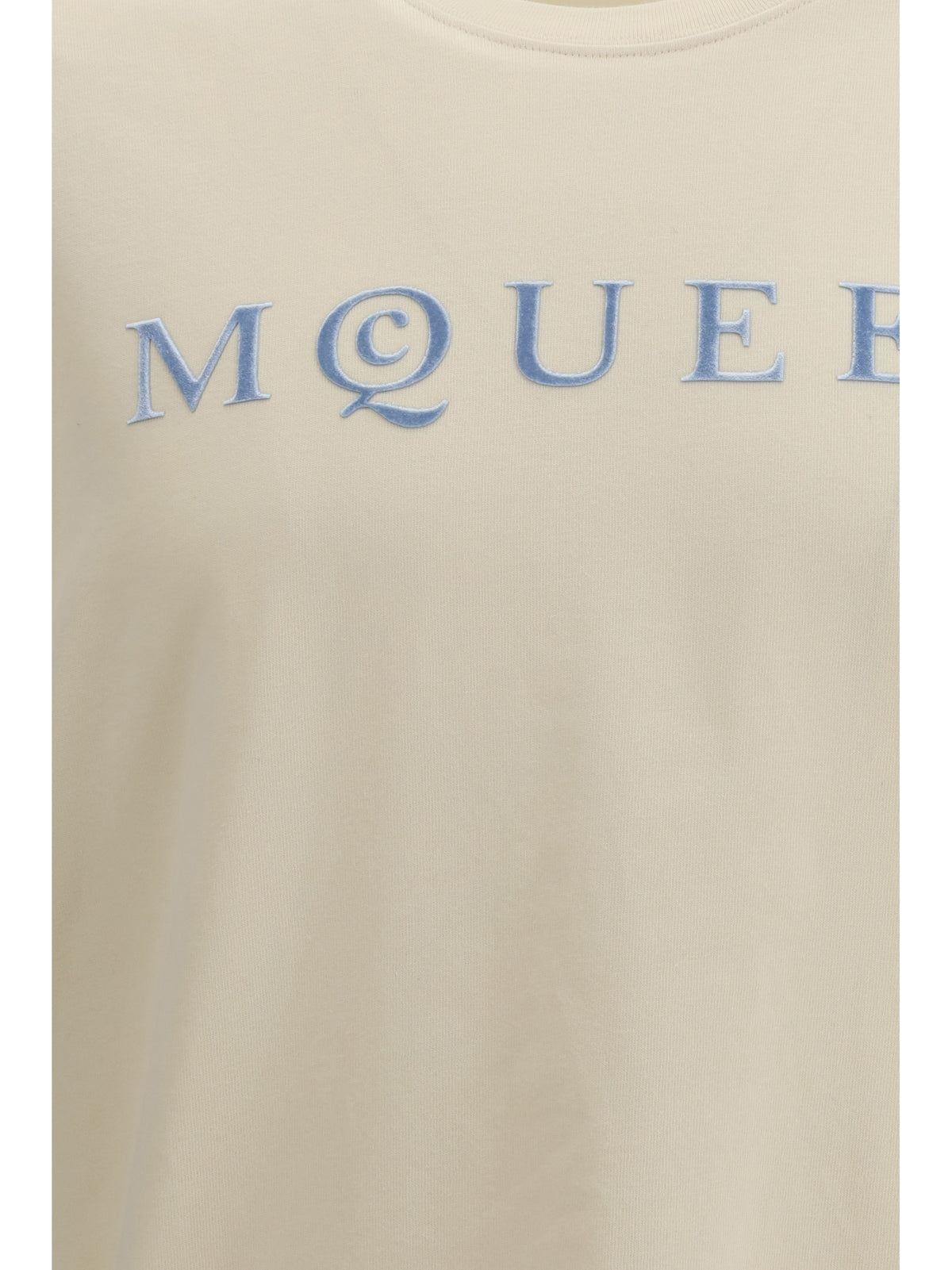 Cotton T-Shirt Chalk/Ice Blue