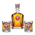 Texas Tech University Capitol Decanter with 2 Glasses