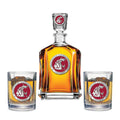 Washington State University Capitol Decanter with 2 Glasses