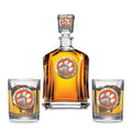 Clemson Tigers Capitol Decanter with 2 Glasses