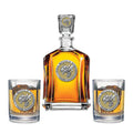 Georgia Tech Yellow Jackets Buzz Logo Capitol Decanter with 2 Glasses