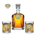 Iowa Hawkeyes Capitol Decanter with 2 Glasses