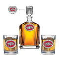 Arkansas Razorbacks Capitol Decanter and 2 Glasses