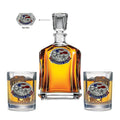 America's 250th Anniversary Mount Rushmore Capitol Decanter with 2 Glasses