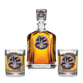 America's 250th Anniversary Statue of Liberty Capitol Decanter with 2 Glasses