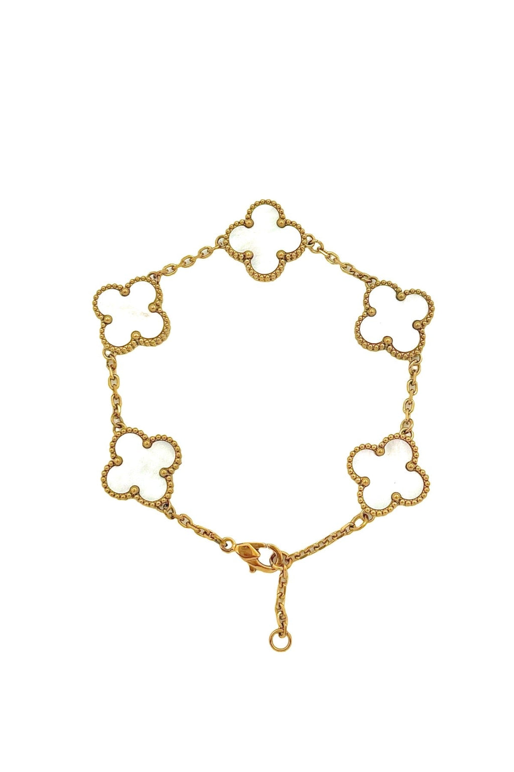 5 Pearl Clover Bracelet