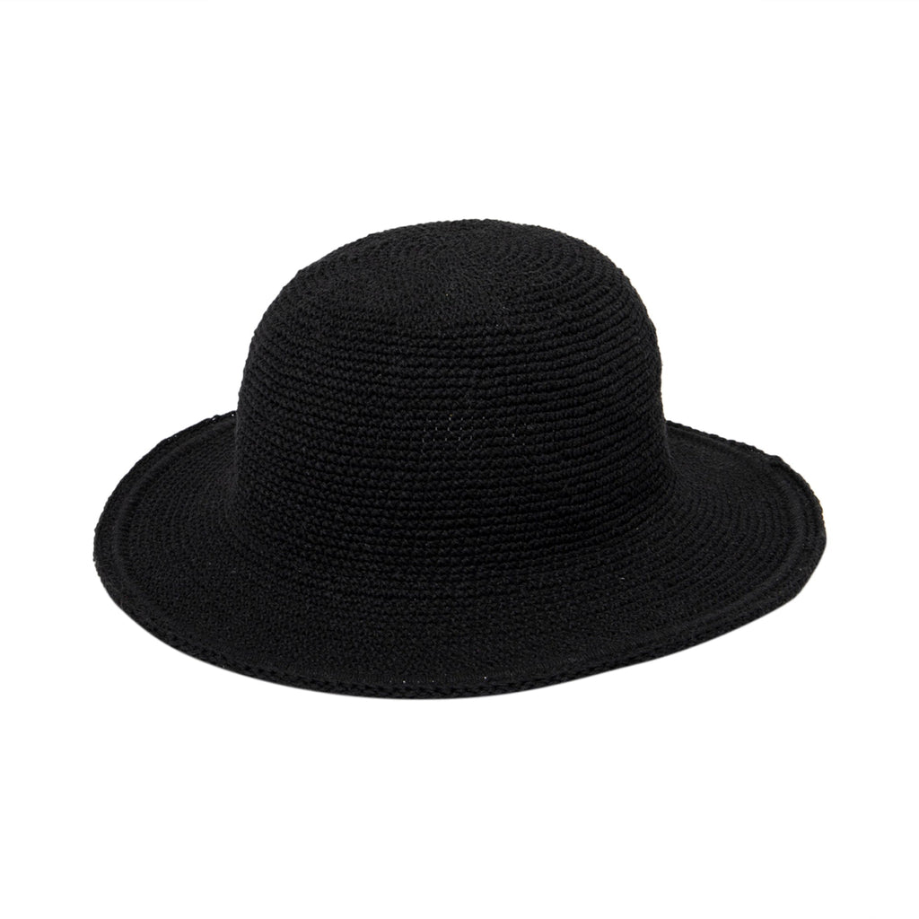 Women's Crocheted Brim Hat