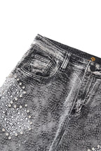 Century Penthouse Sanctum Cross Men's Denim Pants - Grey