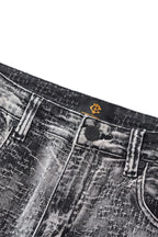 Century Penthouse Sanctum Cross Men's Denim Pants - Grey