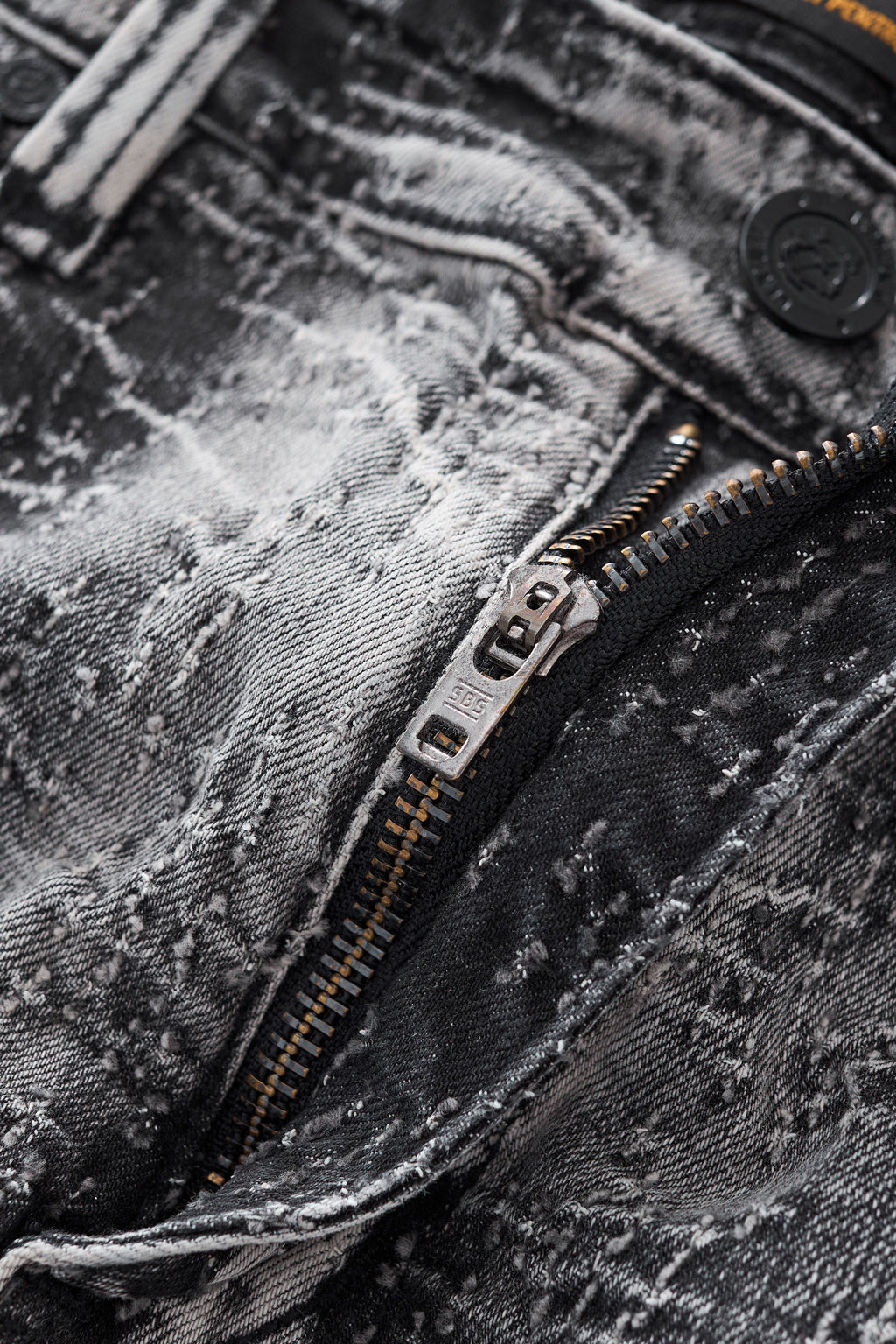 Century Penthouse Sanctum Cross Men's Denim Pants - Grey