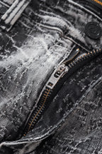 Century Penthouse Sanctum Cross Men's Denim Pants - Grey