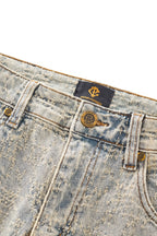 Century Penthouse Sanctum Cross Men's Denim Pants - Tan