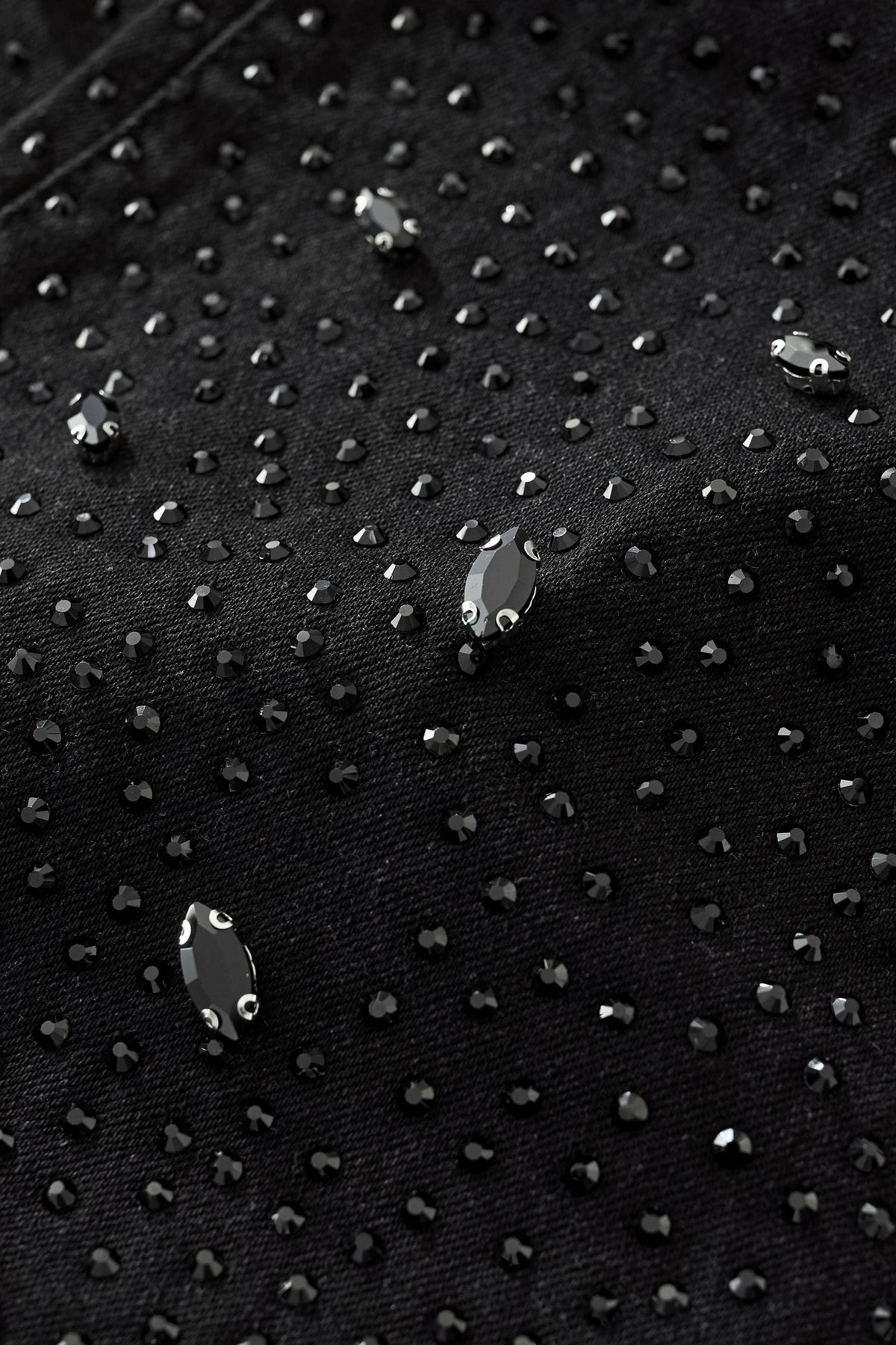 Century Penthouse Celestial Stud Men's Denim Pants - Black