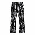 Century Penthouse Flocked Eclipse Men's Denim Pants - Black