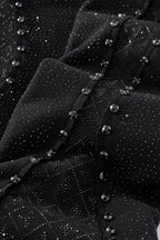 Barocco Midnight Matrix Studded Men's Sweatsuit - Black