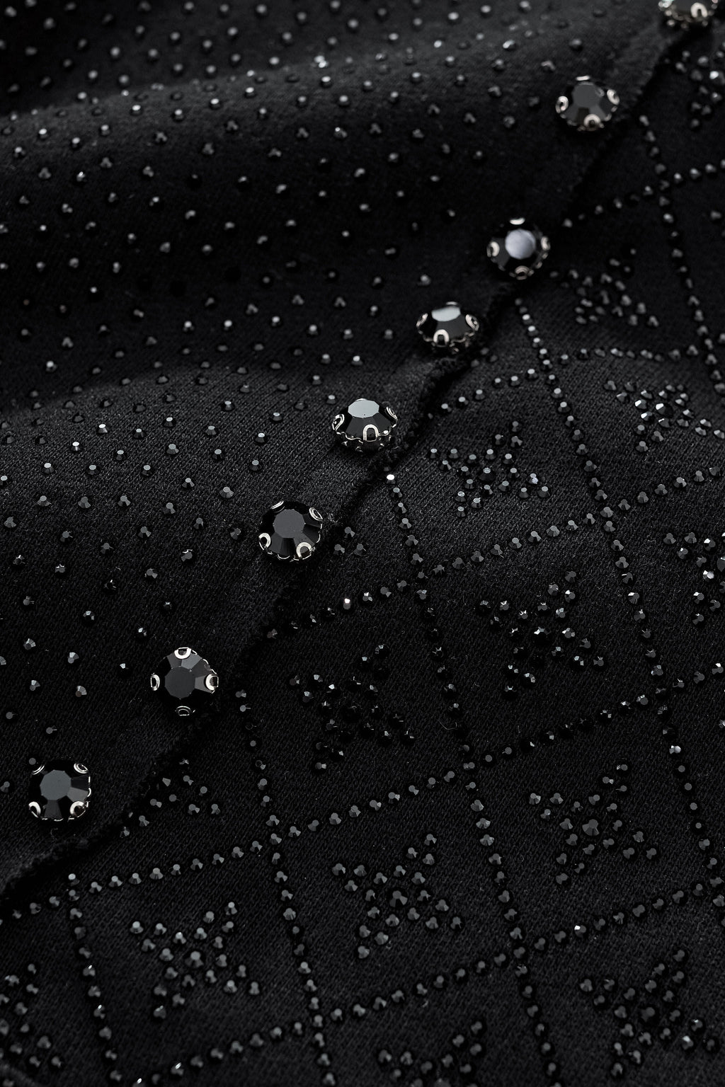 Barocco Midnight Matrix Studded Men's Sweatsuit - Black