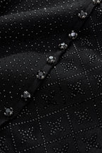 Barocco Midnight Matrix Studded Men's Sweatsuit - Black
