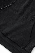 Barocco Midnight Matrix Studded Men's Sweatsuit - Black