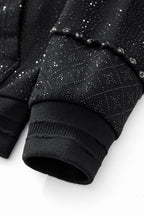 Barocco Midnight Matrix Studded Men's Sweatsuit - Black