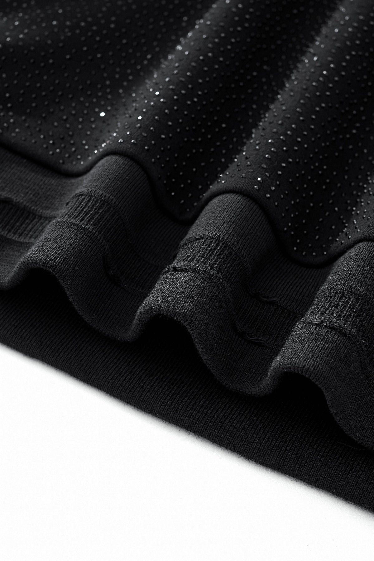 Barocco Midnight Matrix Studded Men's Sweatsuit - Black