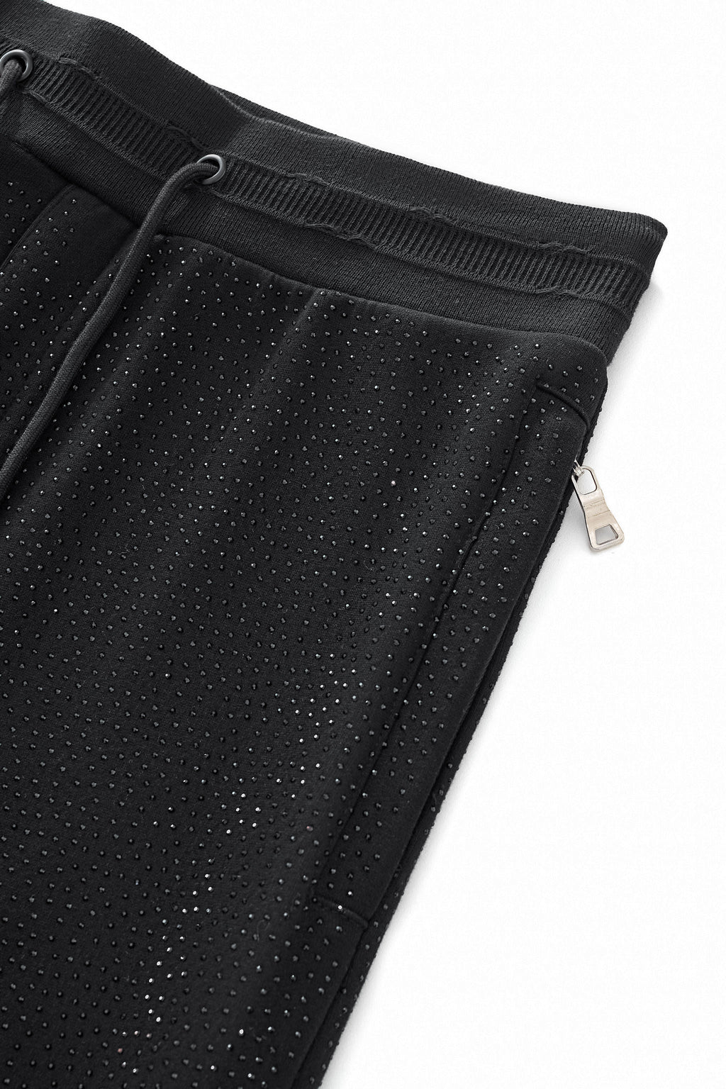 Barocco Midnight Matrix Studded Men's Sweatsuit - Black