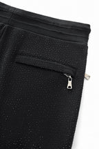 Barocco Midnight Matrix Studded Men's Sweatsuit - Black