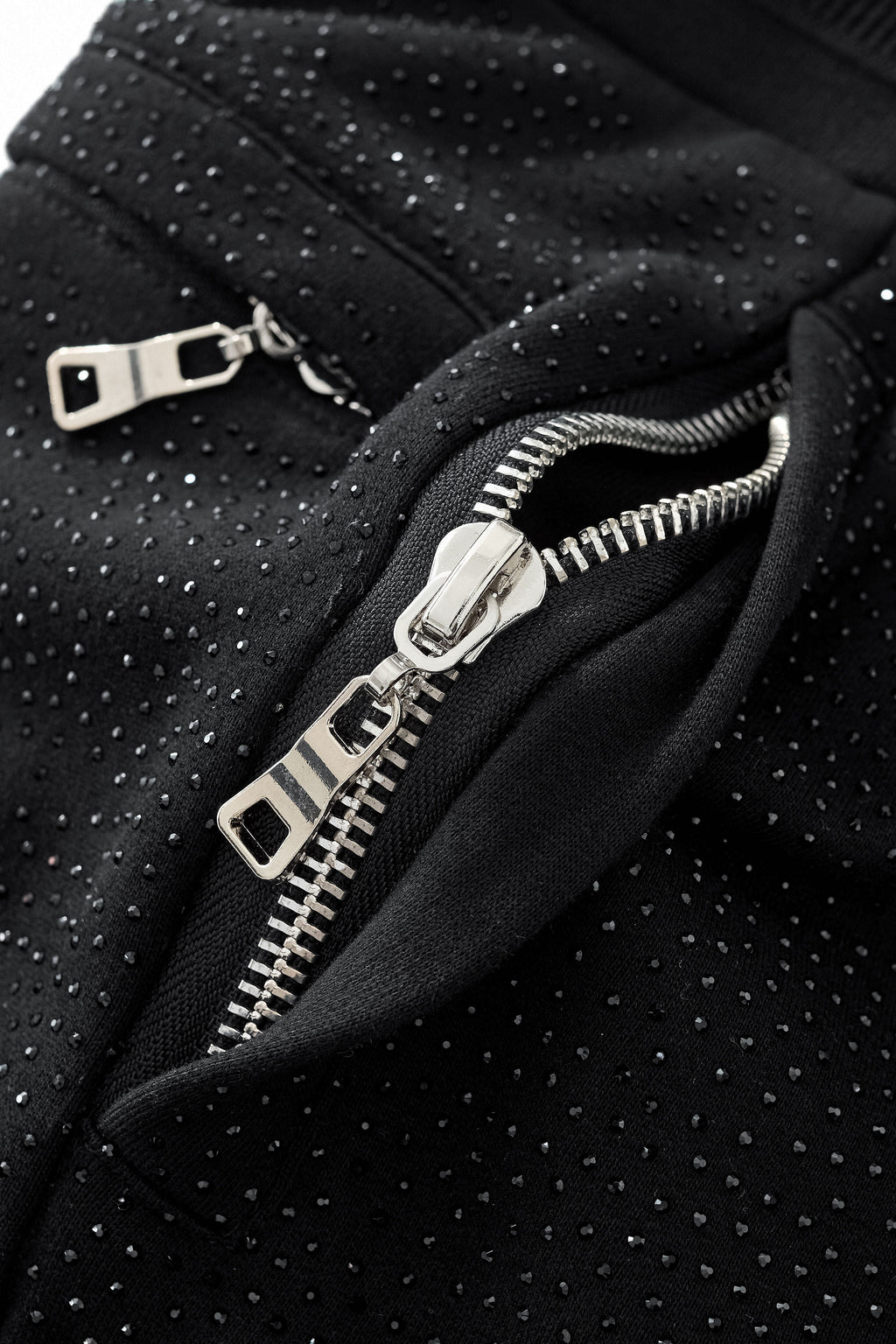 Barocco Midnight Matrix Studded Men's Sweatsuit - Black