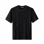 Radiant Grid Stone Short set – Century Penthouse BLACK/BLACK