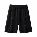 Radiant Grid Stone Short set – Century Penthouse BLACK/BLACK