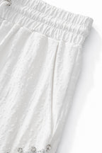 Century Penthouse Sanctum Cross Men's Short Set - White/Silver
