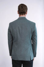 Plain Slim Fit Sport Grey Men Blazer - Wessi