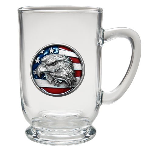 Eagle Head W/ Flag Coffee Mug