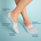 Combed Cotton No Show Socks